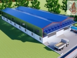 Xây dựng Ngô Thiên Phúc thi công xây dựng  xưởng may công ty thời trang Nguồn Lực