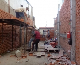 BÊ TÔNG SÀN  TẦNG 2 TÂN PHÚ