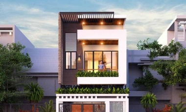 Hoàn thành công trình nhà phố 2 tầng