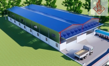 Xây dựng Ngô Thiên Phúc thi công xây dựng  xưởng may công ty thời trang Nguồn Lực
