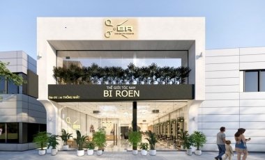 Xây dựng  Ngô Thiên Phúc thi công xây dựng showroom Tóc Biroen 